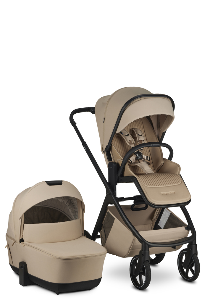 EASYWALKER Kočík kombinovaný Zoey Almond Taupe + CYBEX Aton B2 i-Size + základňa