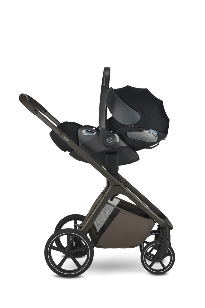 EASYWALKER Kočík kombinovaný Zoey Chestnut Brown + CYBEX Aton B2 i-Size + základňa