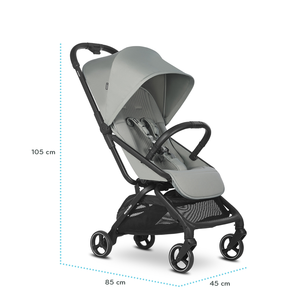 EASYWALKER Sport babakocsi Rockey S Smooth Grey