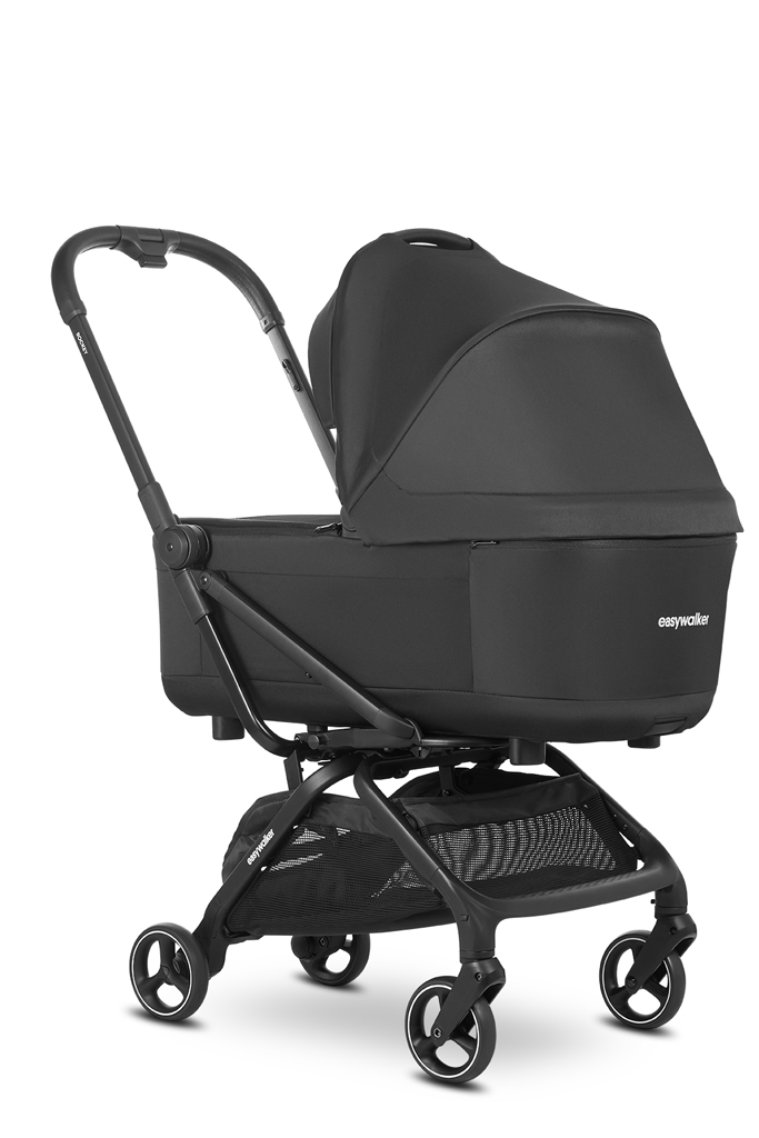 EASYWALKER Mózeskosár Rockey S/M/L Pure Black
