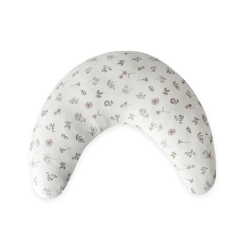 CEBA BABY Polštář kojicí HUGGY (150x60x37) Basic Mušelín Small Twigs