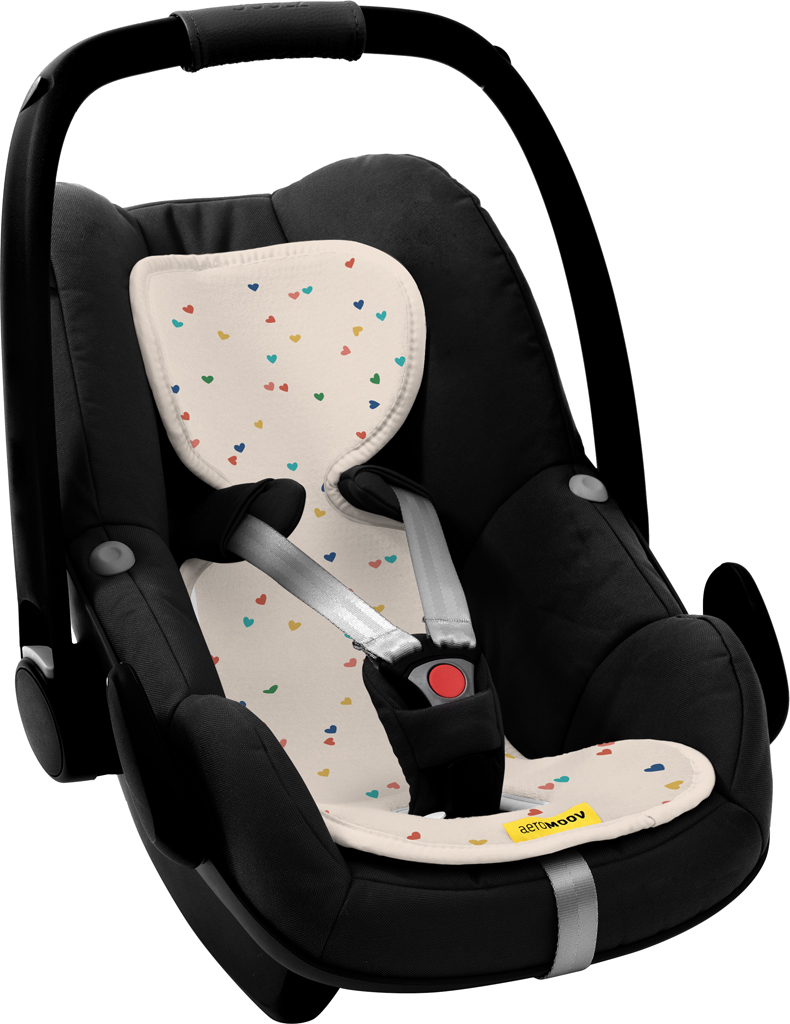 AEROMOOV Autósülés betét Confetti Hearts 0-13kg Limited
