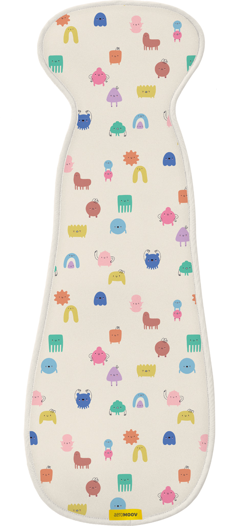 AEROMOOV Autósülés betét Vicces formák 15-36kg Limitált