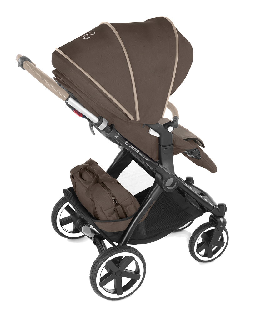 JANÉ Babakocsi kombinált Crosslight + mózeskosár Micro Pro + autósülés Koos i-size Dim Grey