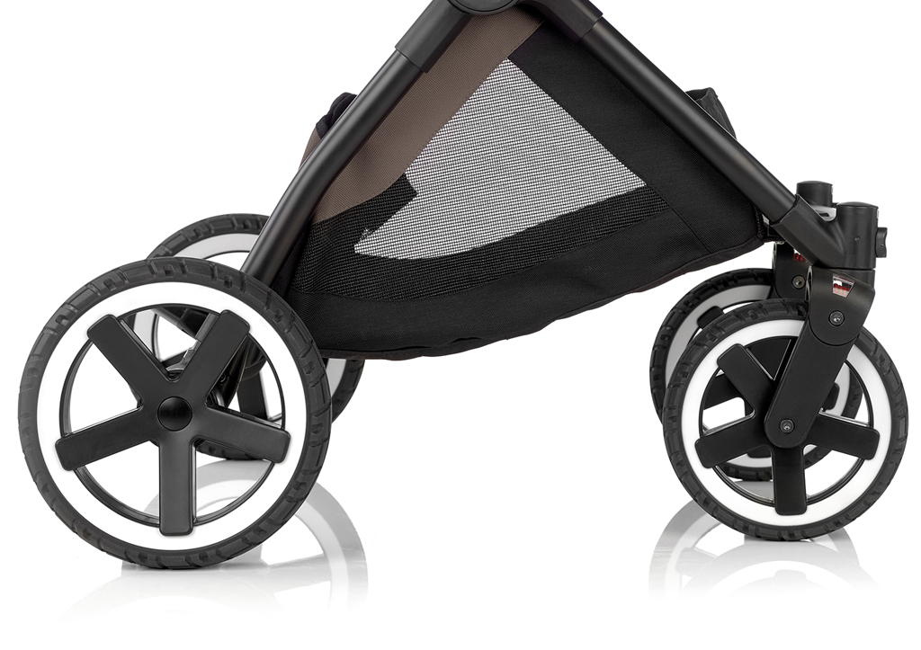 JANÉ Babakocsi kombinált Crosslight + mózeskosár Micro Pro + autósülés Koos i-size Dim Grey