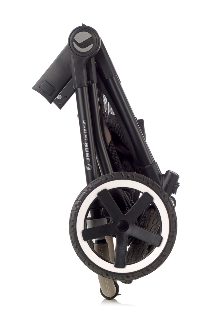 JANÉ Babakocsi kombinált Crosslight + mózeskosár Micro Pro + autósülés Koos i-size Dim Grey