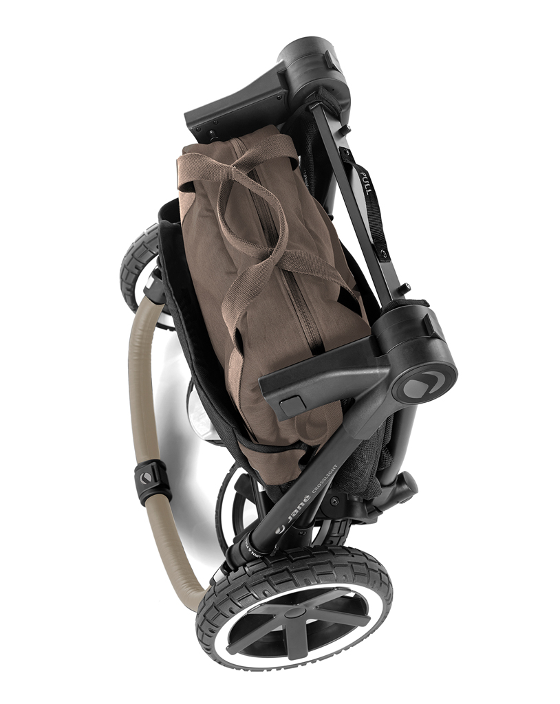 JANÉ Babakocsi kombinált Crosslight + mózeskosár Micro Pro + autósülés Koos i-size Dim Grey