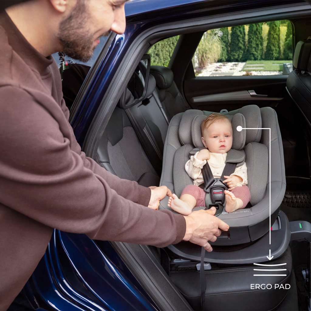 KINDERKRAFT Autósülés I-Guard I-size (40-105 cm) Fekete