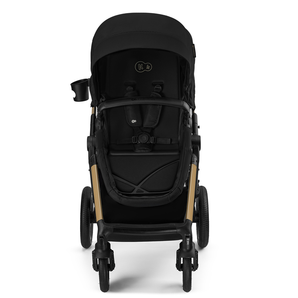 KINDERKRAFT Kombinált babakocsi 3 az 1-ben Moov 2 XL Air Fekete