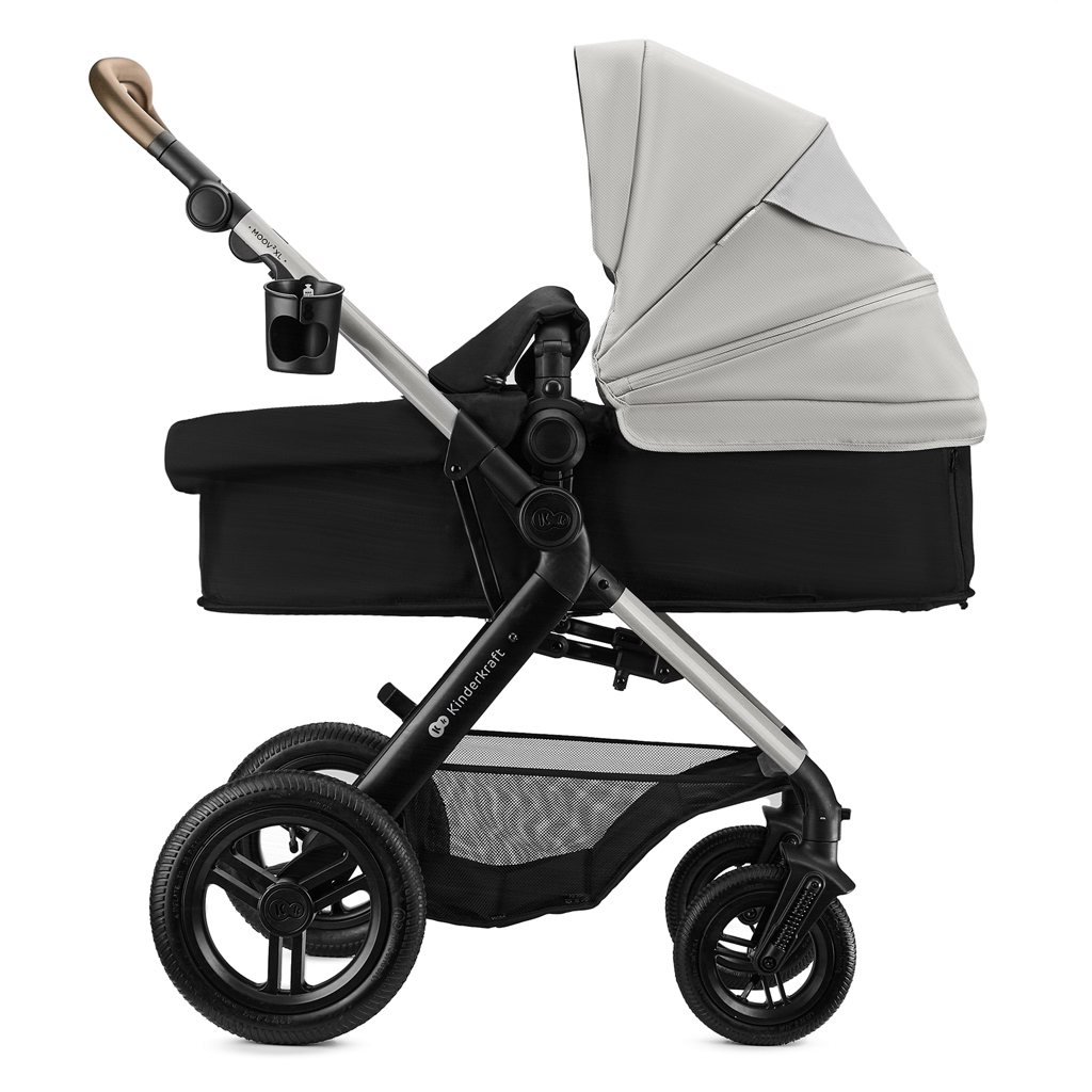 KINDERKRAFT Kombinált babakocsi 3 az 1-ben Moov 2 XL Air Szürke