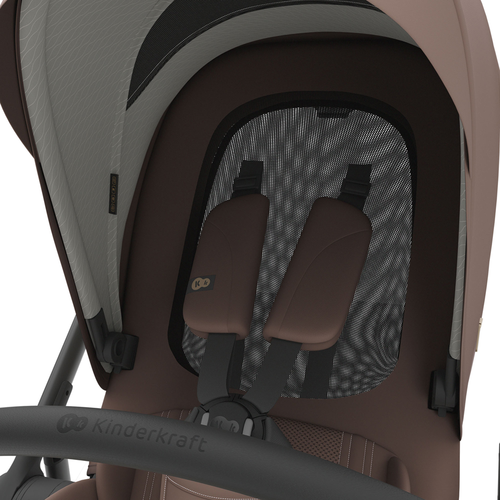 KINDERKRAFT Kombinált babakocsi 3 az 1-ben Prime 3 Velvet Mocca