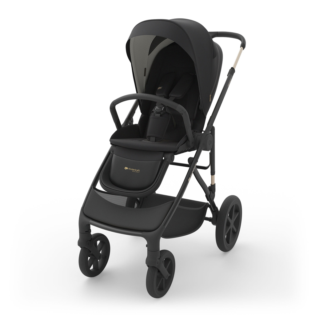 KINDERKRAFT Kombinált babakocsi 3 az 1-ben Prime 3 Venezian Black