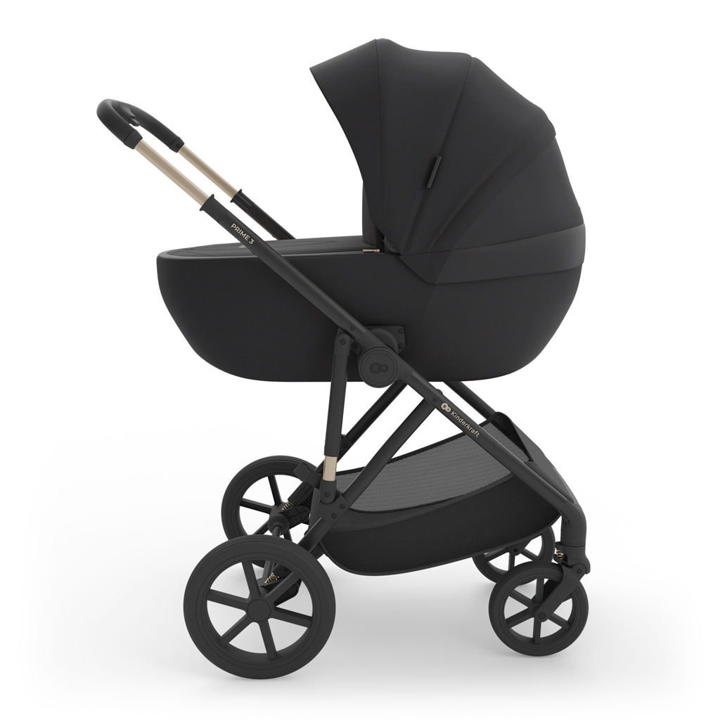 KINDERKRAFT Kombinált babakocsi 3 az 1-ben Prime 3 Venezian Black