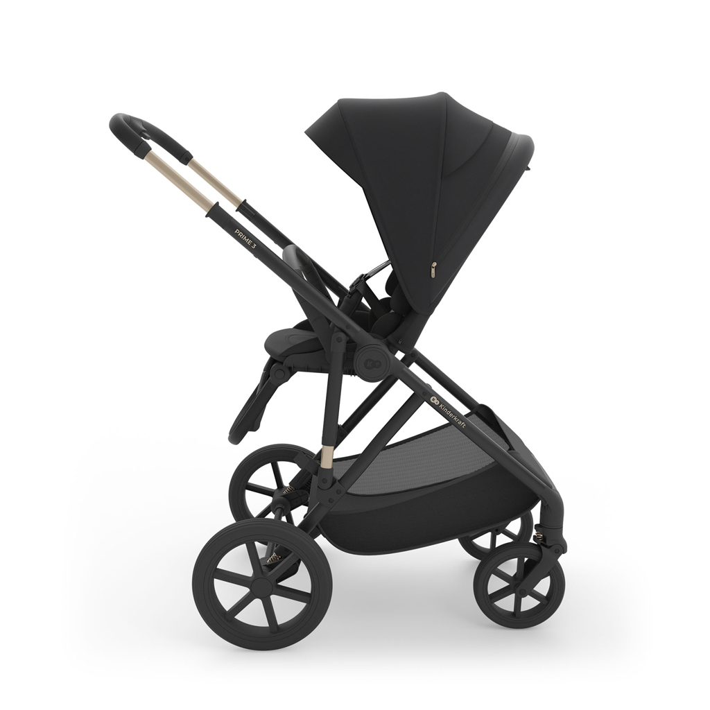 KINDERKRAFT Kombinált babakocsi 3 az 1-ben Prime 3 Venezian Black