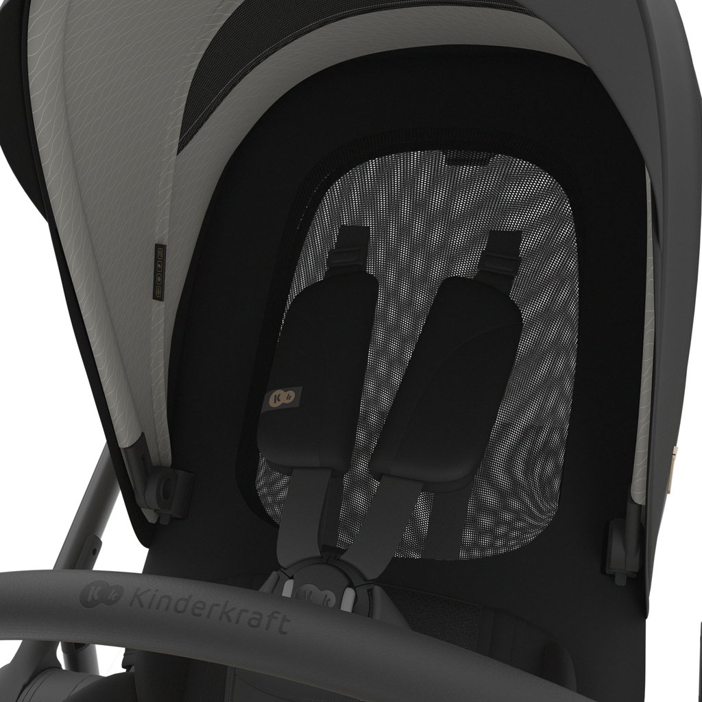 KINDERKRAFT Kombinált babakocsi 3 az 1-ben Prime 3 Venezian Black