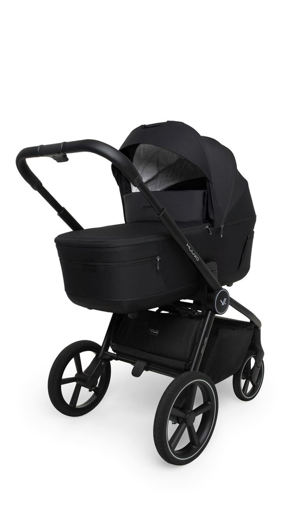 MUUVO Kombinált babakocsi Five 2 az 1-ben Classic Black
