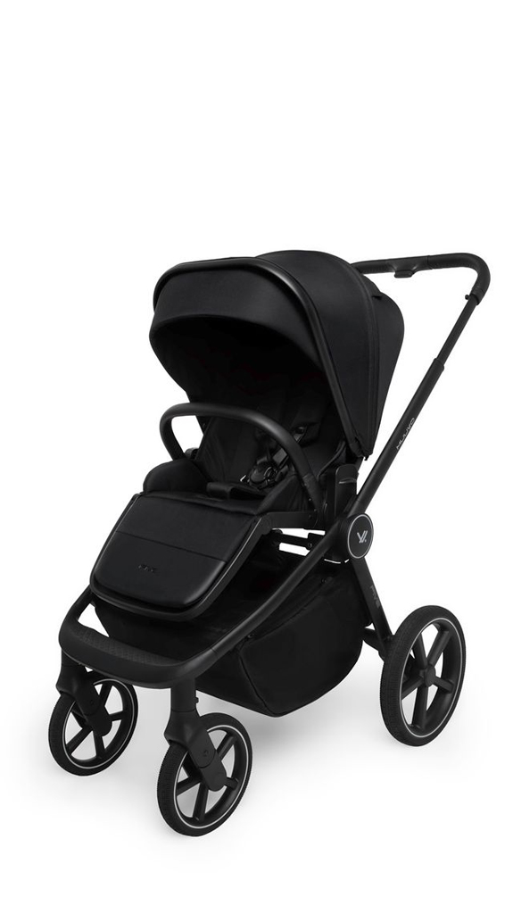 MUUVO Kombinált babakocsi Five 2 az 1-ben Classic Black