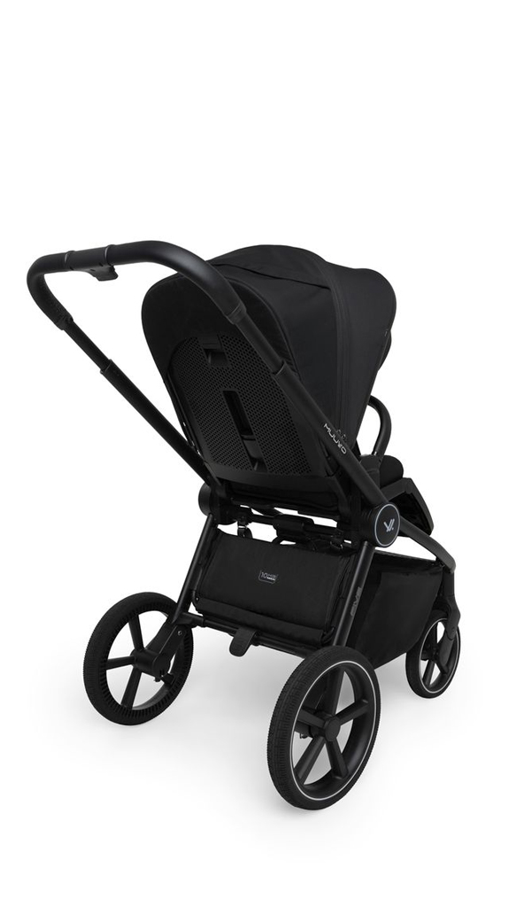 MUUVO Kombinált babakocsi Five 2 az 1-ben Classic Black