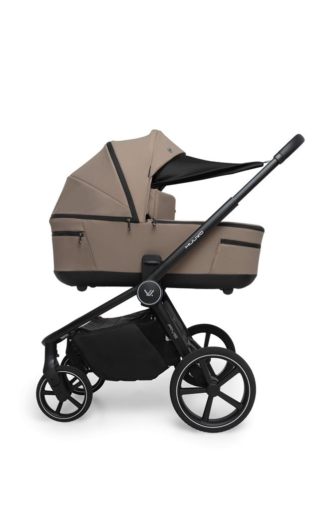 MUUVO Kombinált babakocsi Five 2 az 1-ben Classic Black