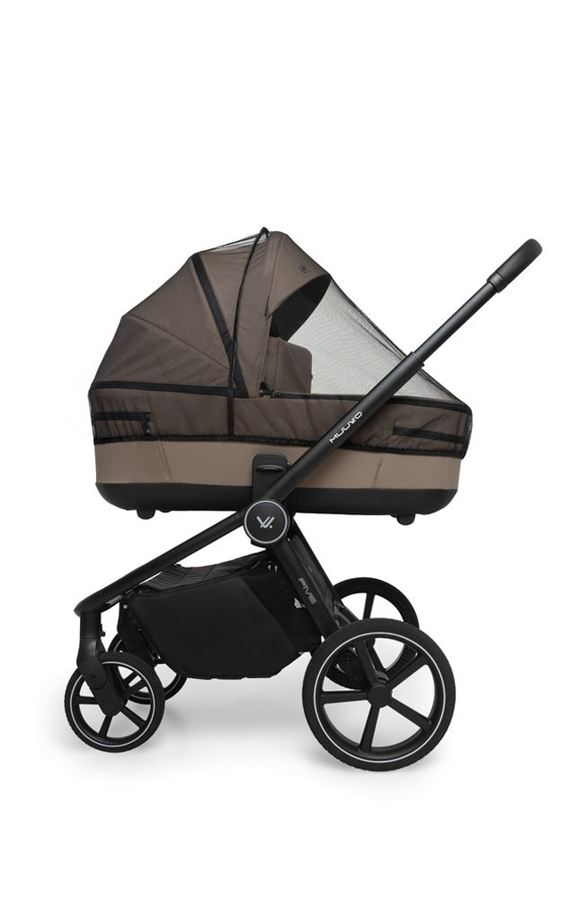 MUUVO Kombinált babakocsi Five 2 az 1-ben Classic Black