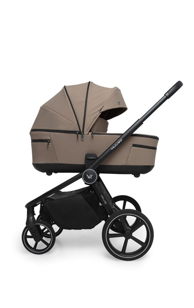 MUUVO Kombinált babakocsi Five 2 az 1-ben Classic Black