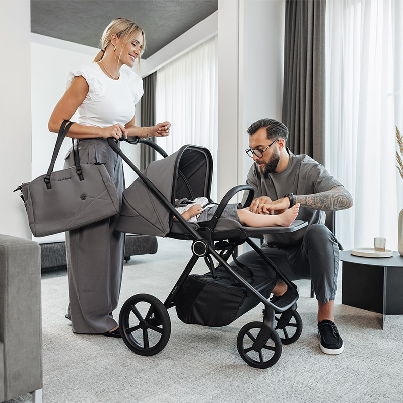 MUUVO Kombinált babakocsi Muuvo One 2 az 1-ben Gris