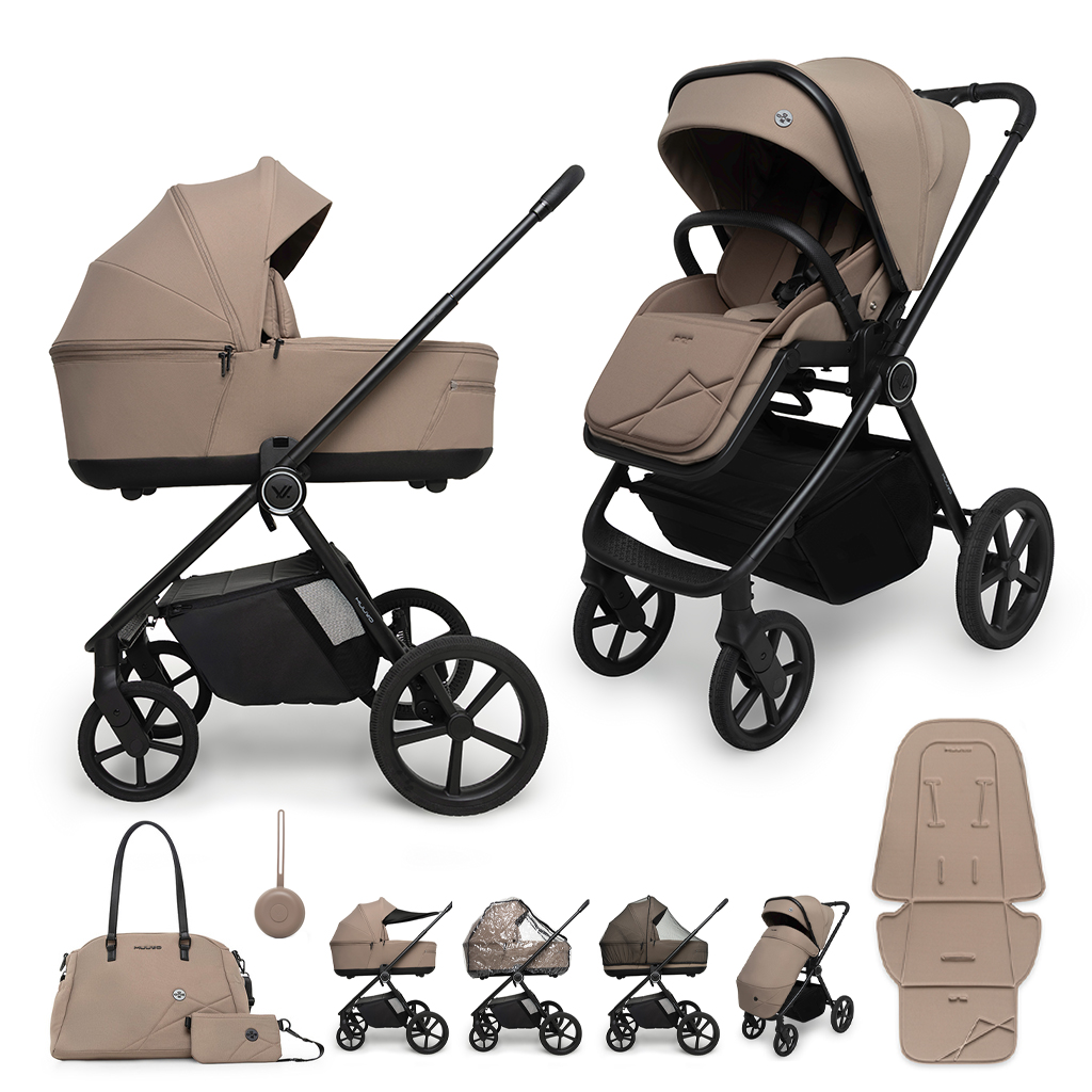 MUUVO Kombinált babakocsi Muuvo One 2 az 1-ben Praline