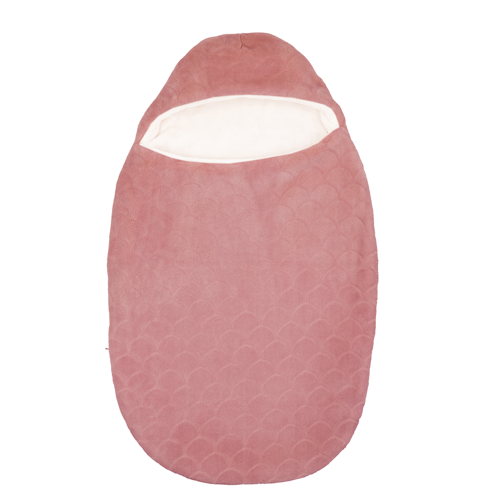 NATTOU Lapidou régi rózsaszín 70 cm-es babahordozóba való bundazsák