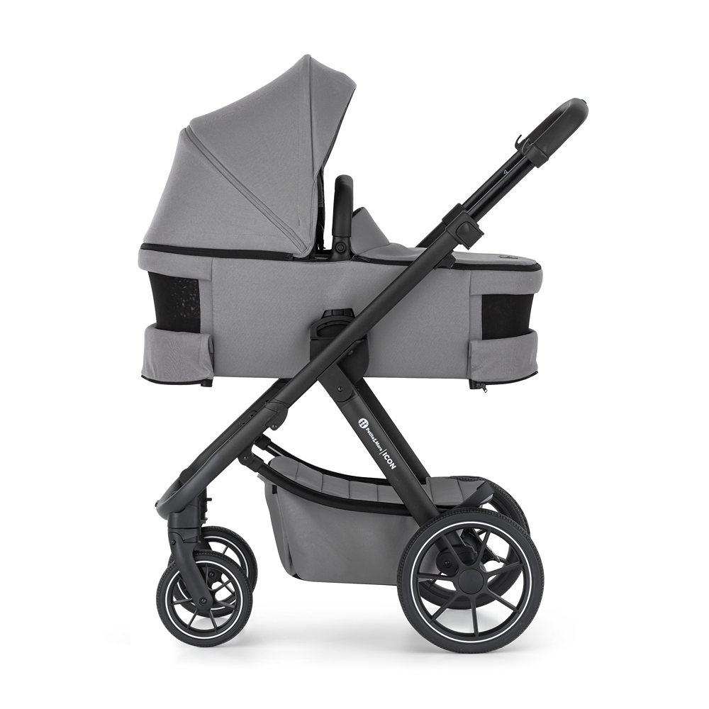 PETITE&amp;amp;amp;amp;amp;amp;amp;amp;amp;amp;amp;amp;amp;amp;amp;MARS Kombinált babakocsi  ICON 2in1 Dove Grey LITE RWS + Core Pro i-Size Black Grey  + Bázis