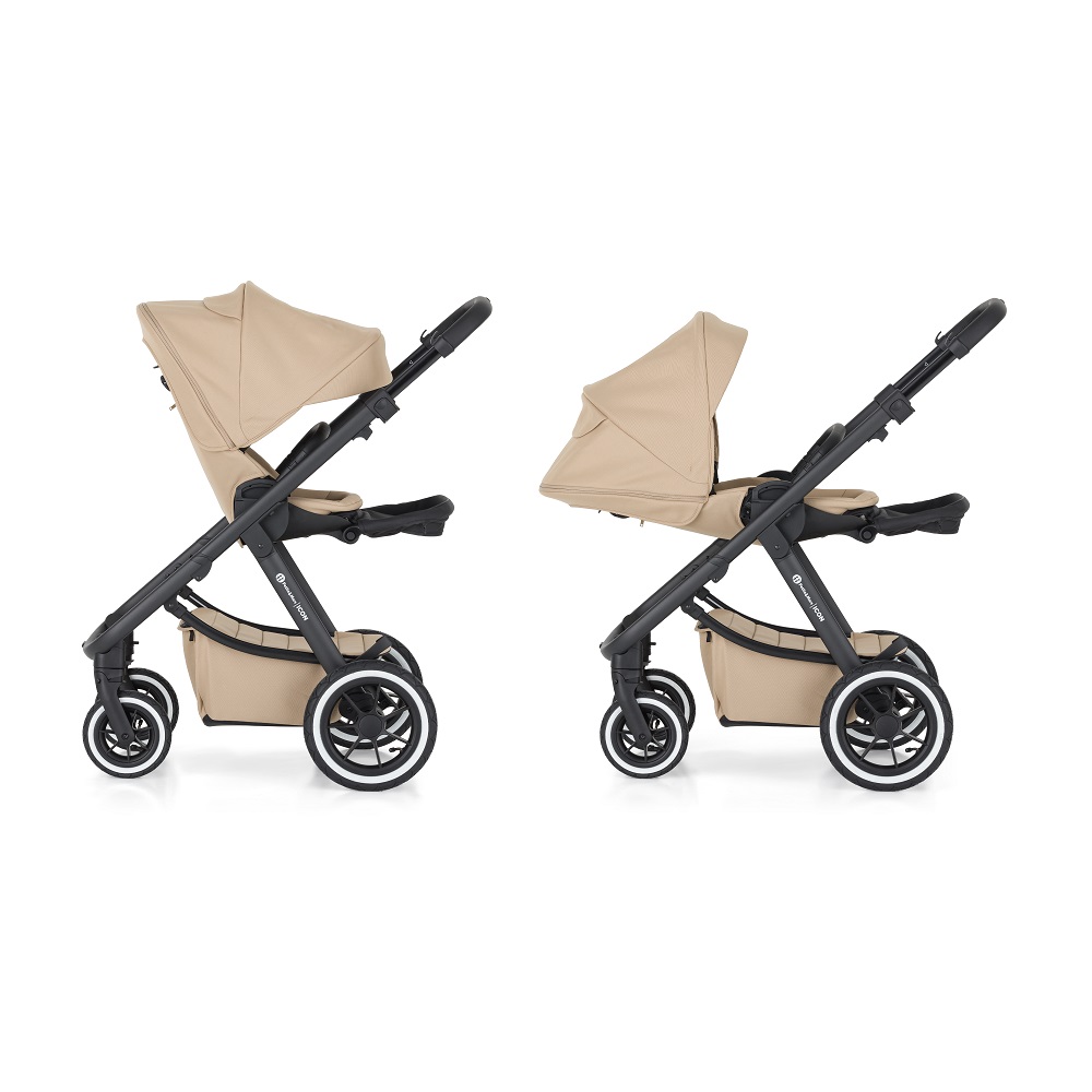 PETITE&amp;amp;amp;amp;amp;amp;amp;amp;amp;amp;amp;amp;amp;amp;amp;amp;amp;amp;MARS Kombinált babakocsi ICON 2in1 Mocha Beige LITE AIR + Core Pro i-Size Black Grey + Bázis