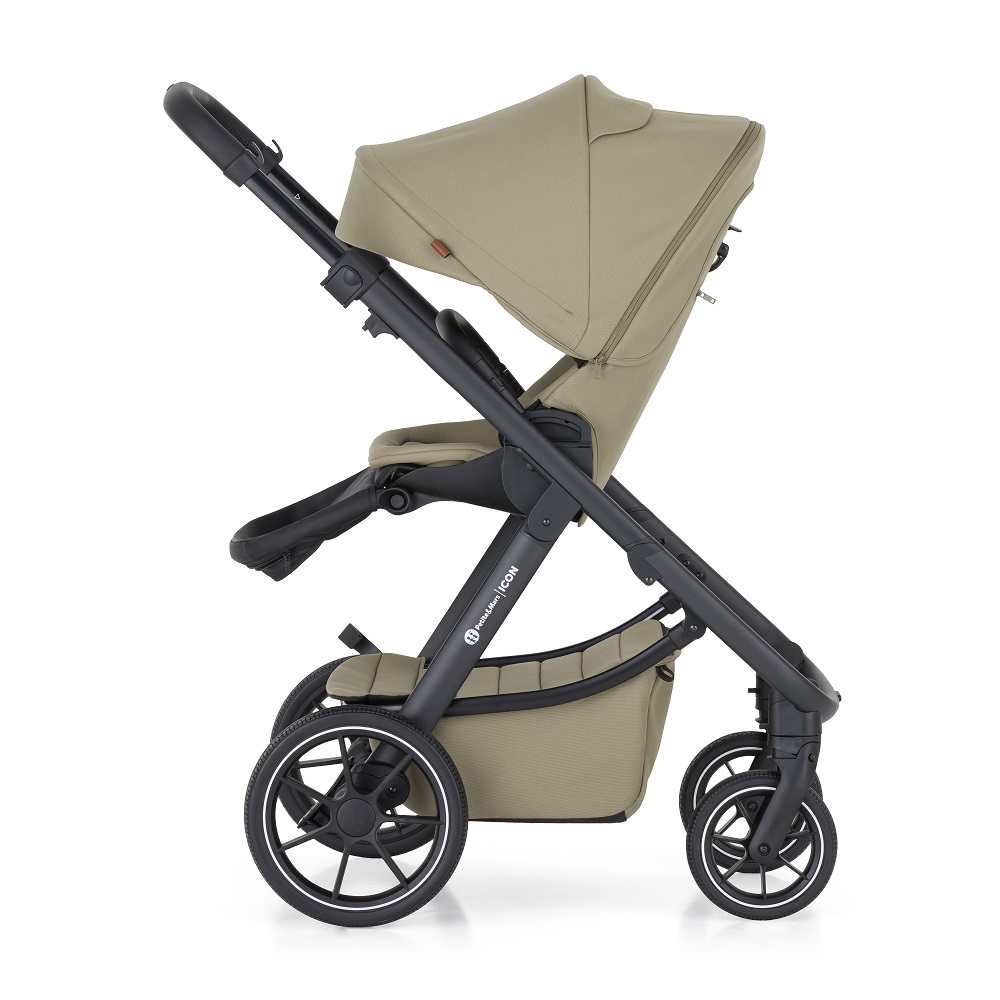 PETITE&amp;amp;amp;amp;amp;amp;amp;amp;amp;amp;amp;amp;amp;amp;MARS Kombinált babakocsi ICON 2in1 Mossy Green XXL RWS + Core Pro i-Size Black Grey  + Bázis