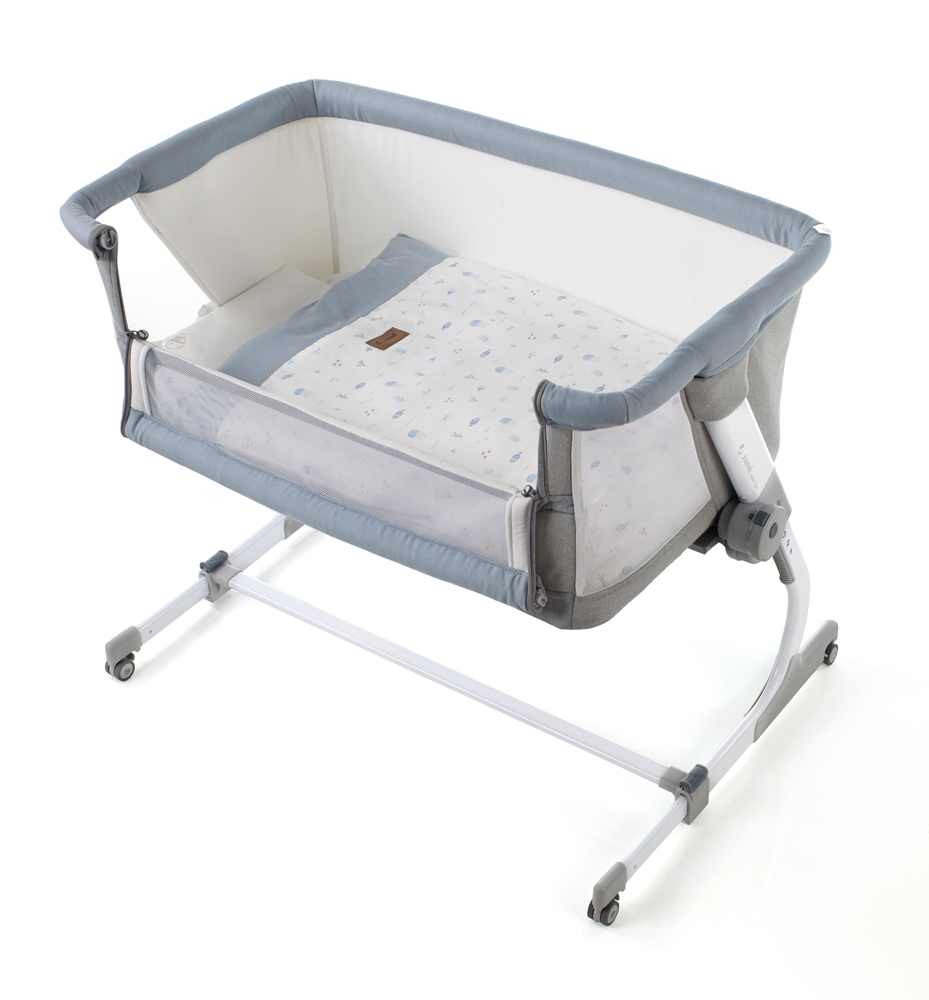 JANÉ Postieľka detská Baby Side II Lazuli Blue