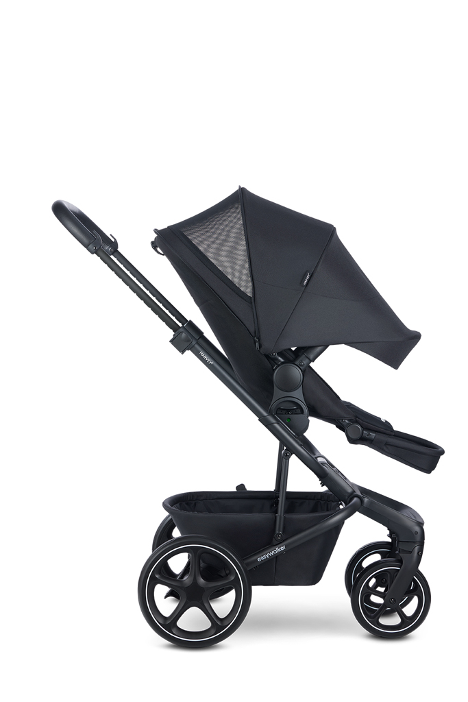 EASYWALKER Kočík kombinovaný Harvey⁵ 2v1 Midnight Black LITE RWS
