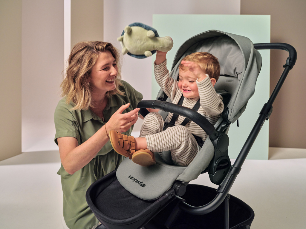 EASYWALKER Kočík kombinovaný Harvey5 2v1 Pebble Grey LITE RWS