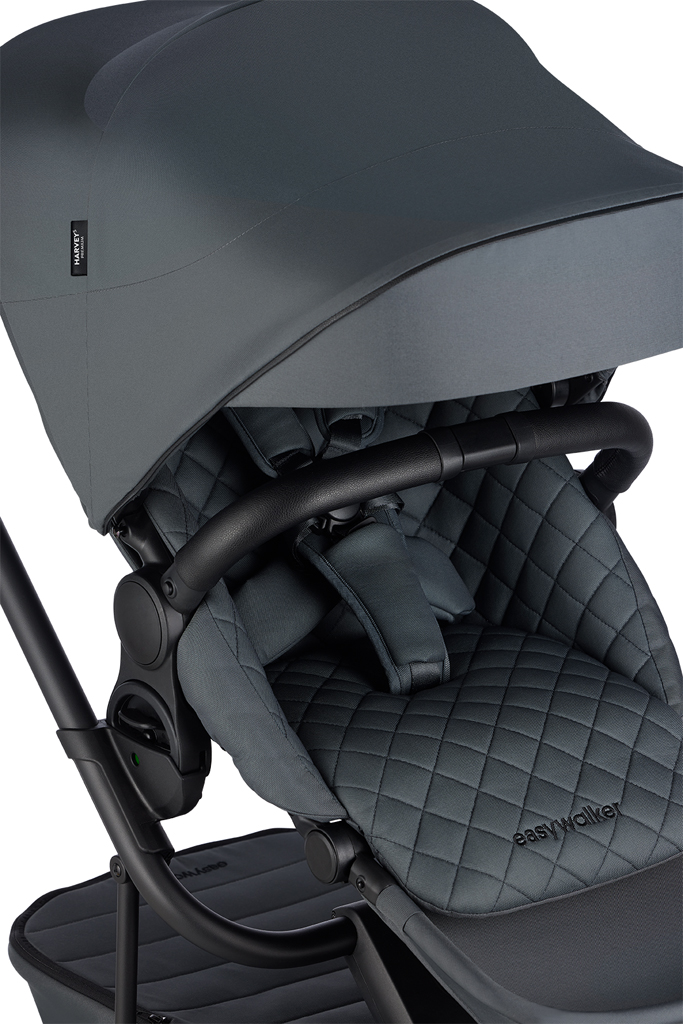 EASYWALKER Kombinált babakocsi Harvey⁵ Premium 2 az 1-ben Mineral Grey LITE RWS