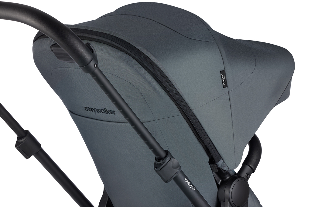 EASYWALKER Kombinált babakocsi Harvey⁵ Premium 2 az 1-ben Mineral Grey LITE RWS
