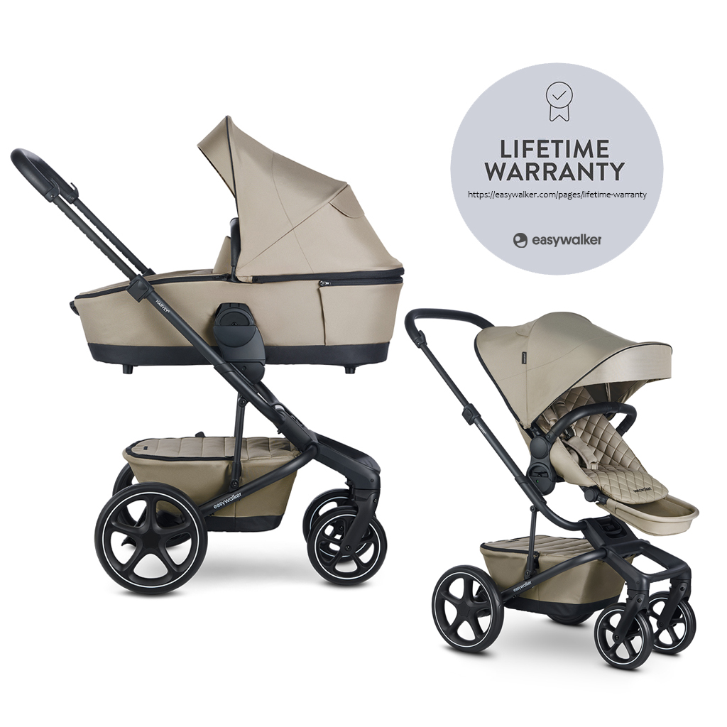 EASYWALKER Kombinált babakocsi Harvey⁵ Premium 2 az 1-ben Pearl Taupe LITE RWS