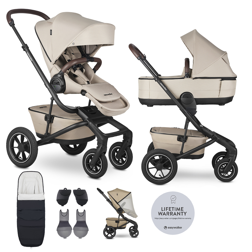 EASYWALKER Kombinált babakocsi Jimmey Explore Pearl Taupe AIR