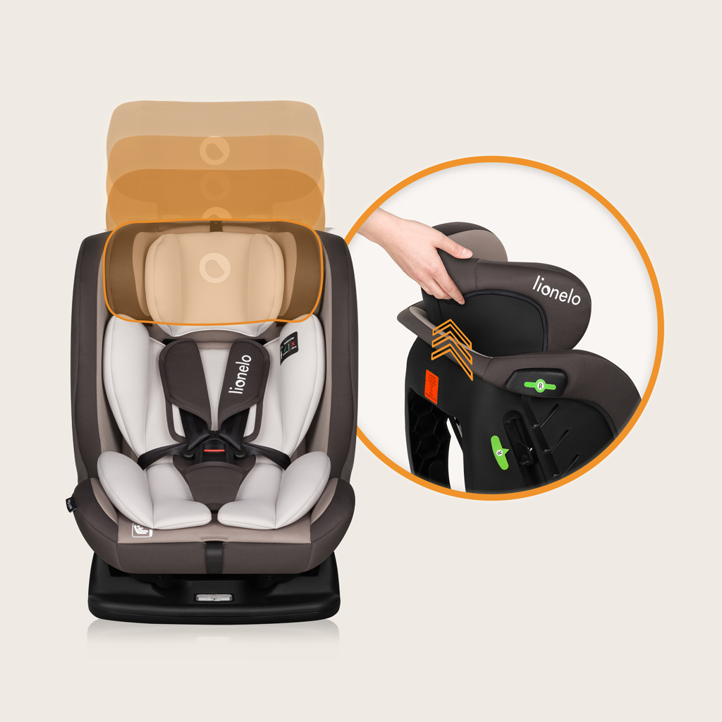 LIONELO Autósülés Aart i-Size (40-150 cm) Bézs Latte