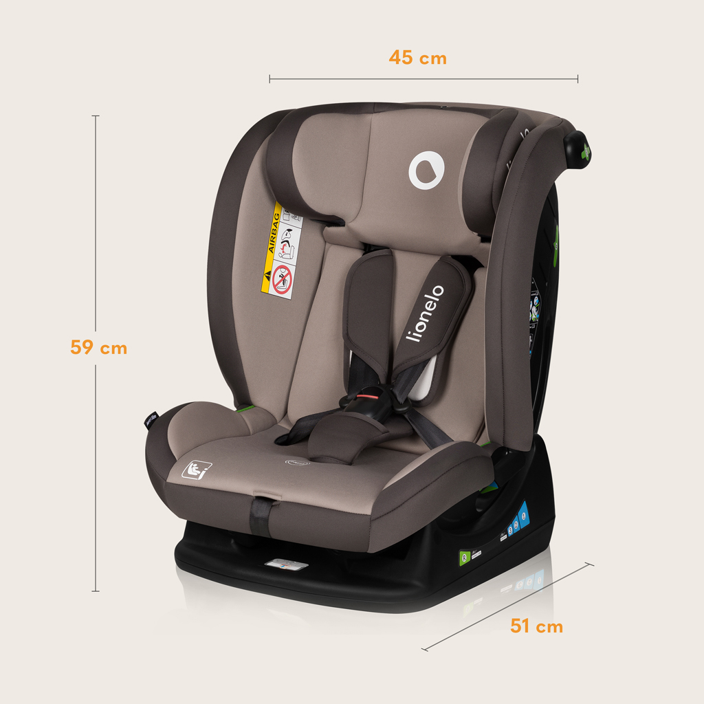 LIONELO Autósülés Aart i-Size (40-150 cm) Bézs Latte