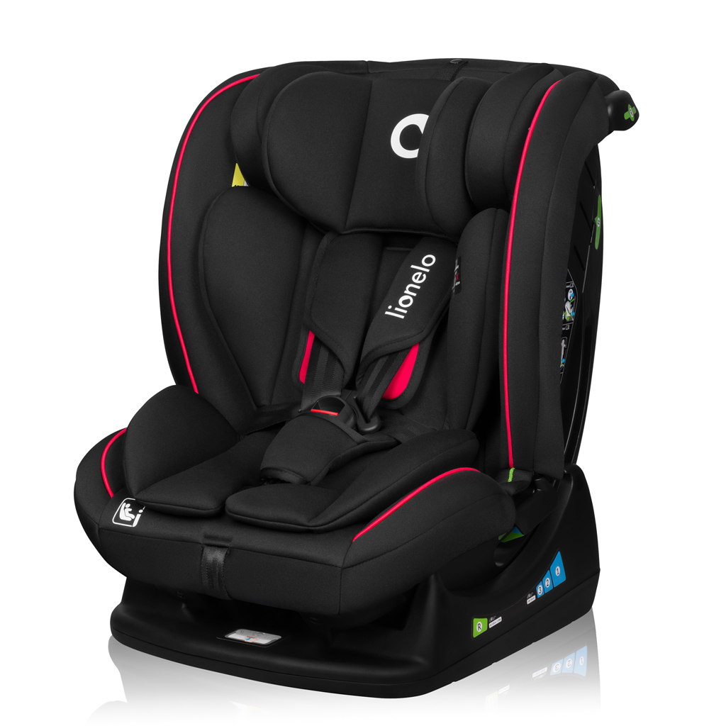 LIONELO Autósülés Aart i-Size (40-150 cm) Fekete Karbon Piros