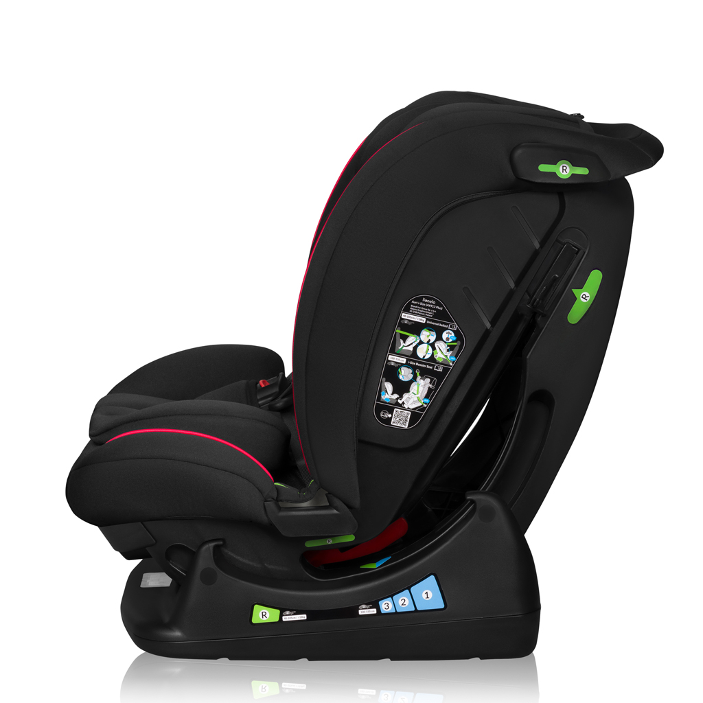 LIONELO Autósülés Aart i-Size (40-150 cm) Fekete Karbon Piros