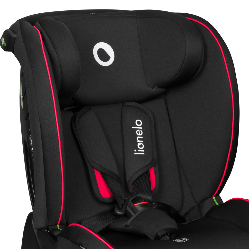 LIONELO Autósülés Aart i-Size (40-150 cm) Fekete Karbon Piros