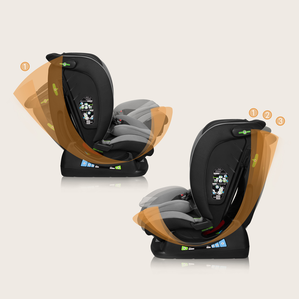 LIONELO Autósülés Aart i-Size (40-150 cm) Szürke Grafit