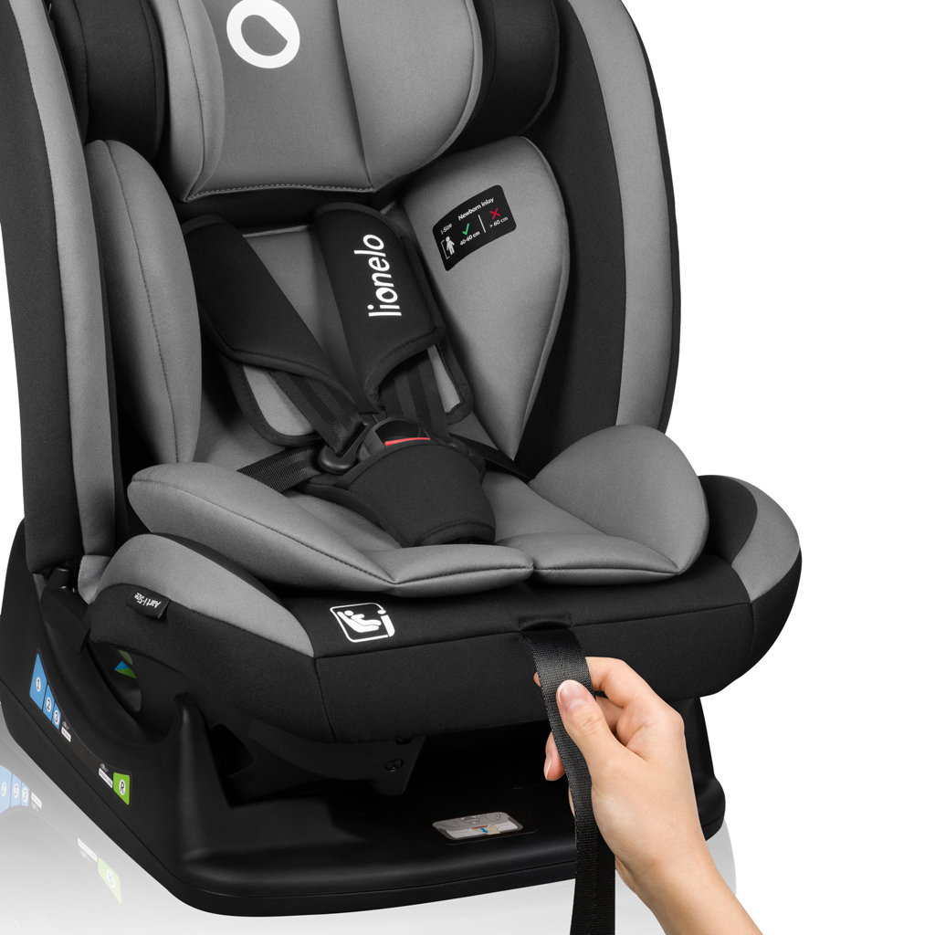 LIONELO Autósülés Aart i-Size (40-150 cm) Szürke Grafit