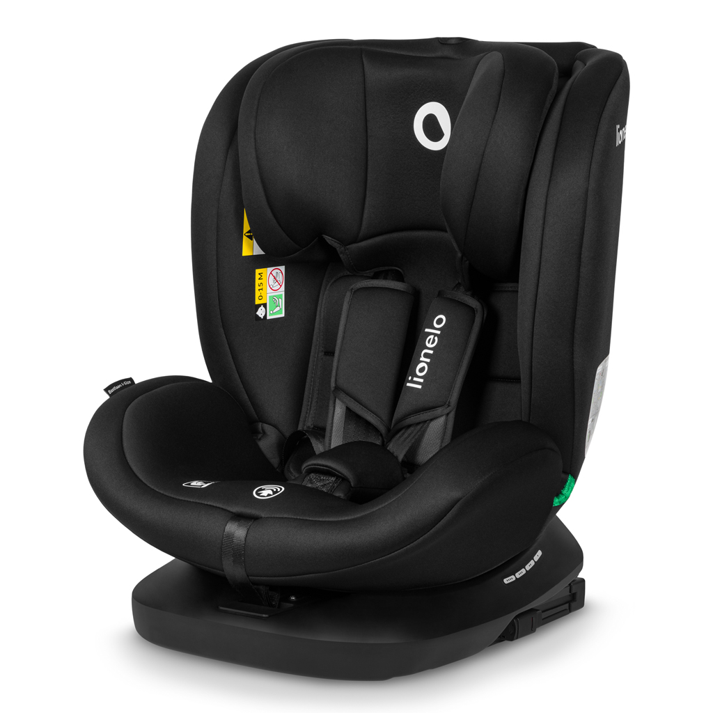 LIONELO Bastiaan i-Size autósülés (40-150 cm) Fekete Karbon
