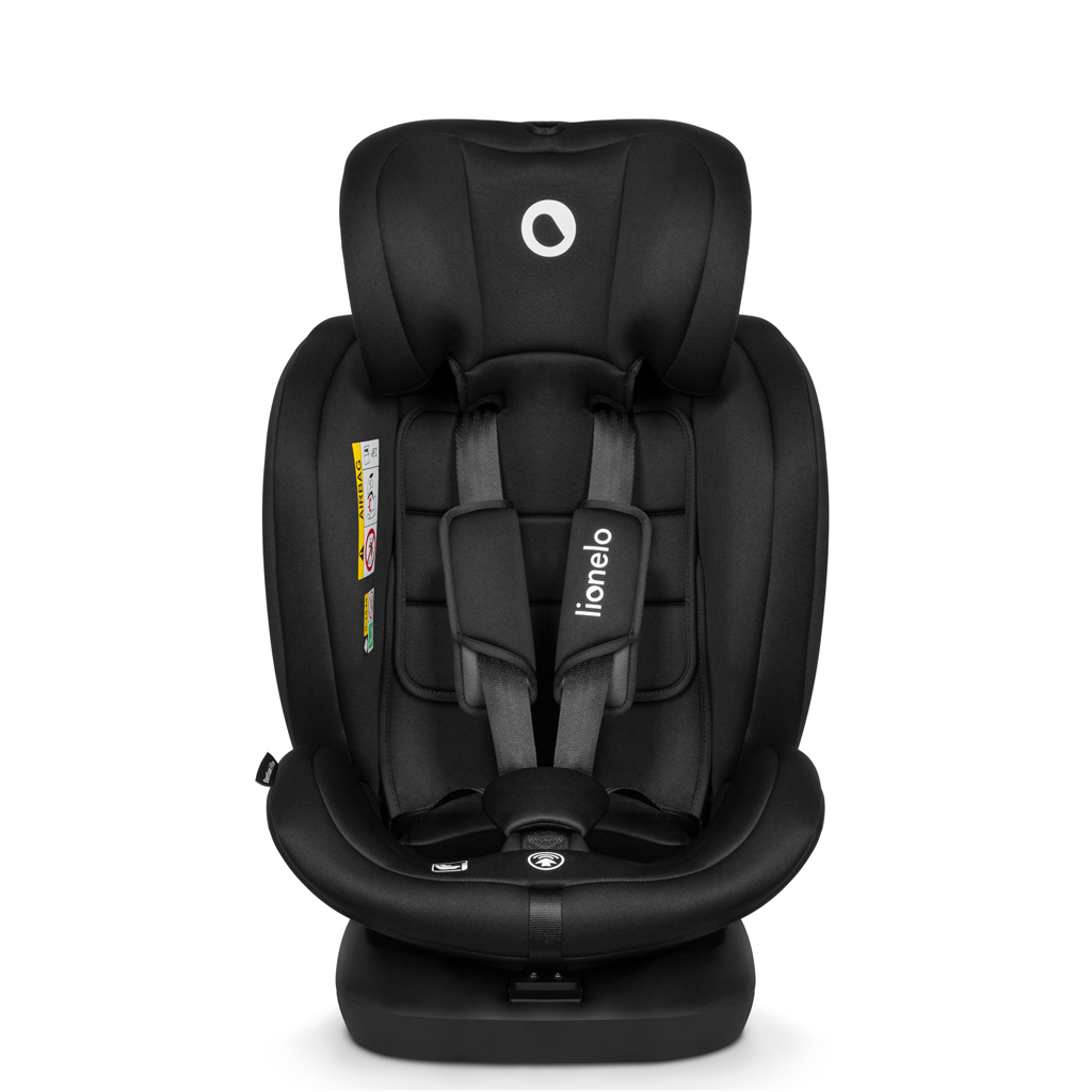 LIONELO Bastiaan i-Size autósülés (40-150 cm) Fekete Szürke