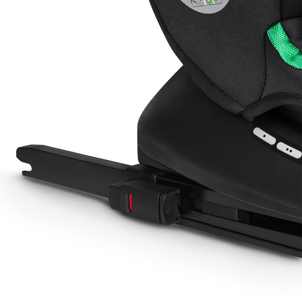 LIONELO Bastiaan i-Size autósülés (40-150 cm) Fekete Szürke