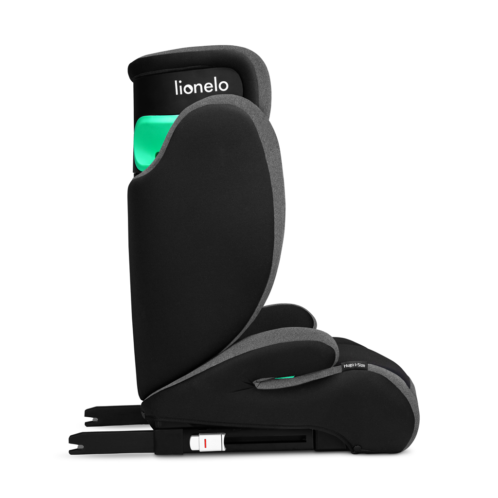 LIONELO Autósülés Hugo i-Size (100-150 cm) Fekete Szürke