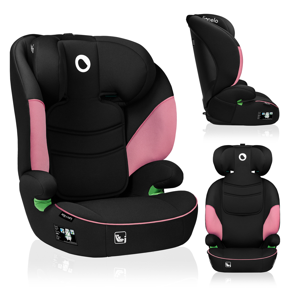 LIONELO Lars i-Size autósülés (100-150 cm) Pink Baby